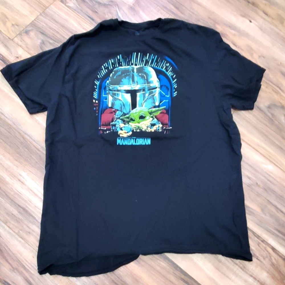Mandalorian Co-pilot Men's Short Sleeve T-Shirt, Black,
